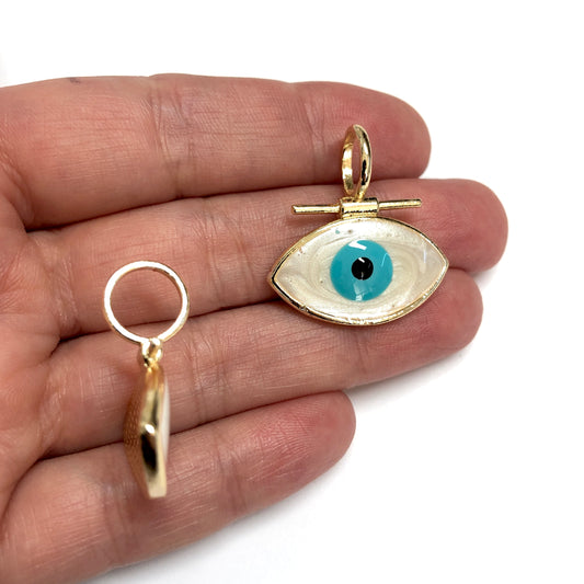 Vergoldete Zirkon-Stein-Herz-Koye-Spitze