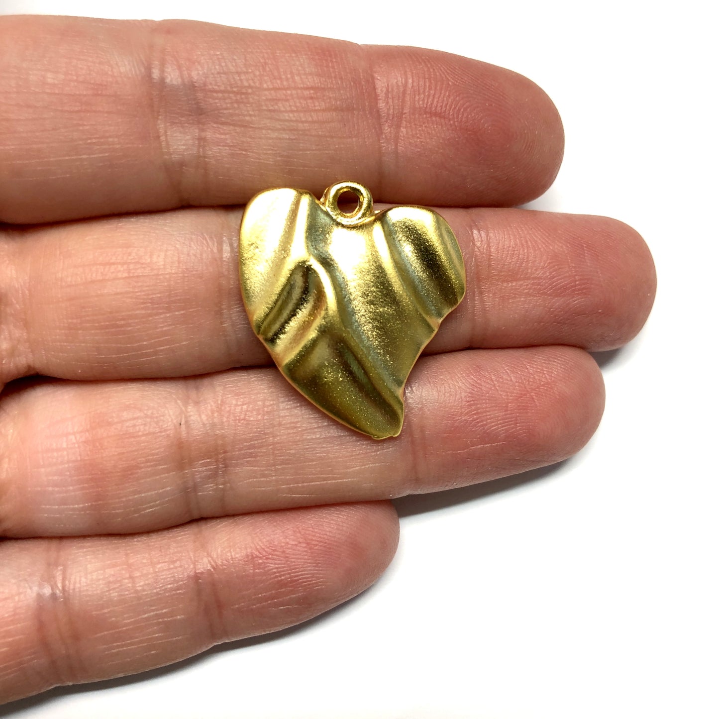 Mat Altın Kaplama Kolye Ucu -092