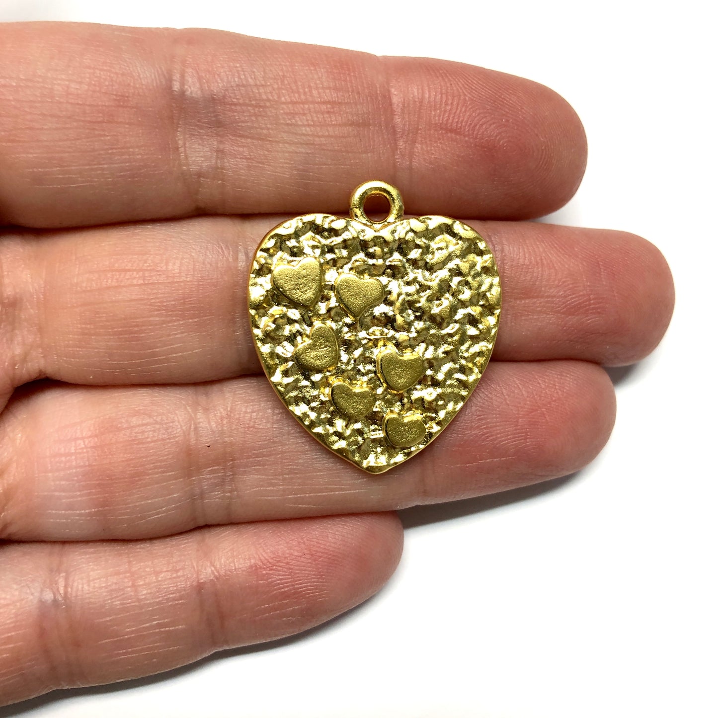 Mat Altın Kaplama Kolye Ucu -068