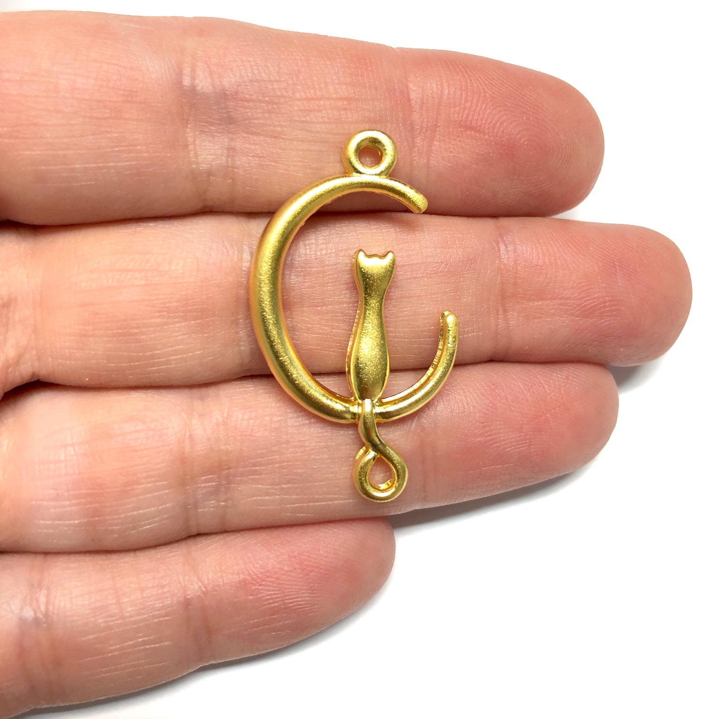 Matte Gold Plated Pendant -30 (Large)