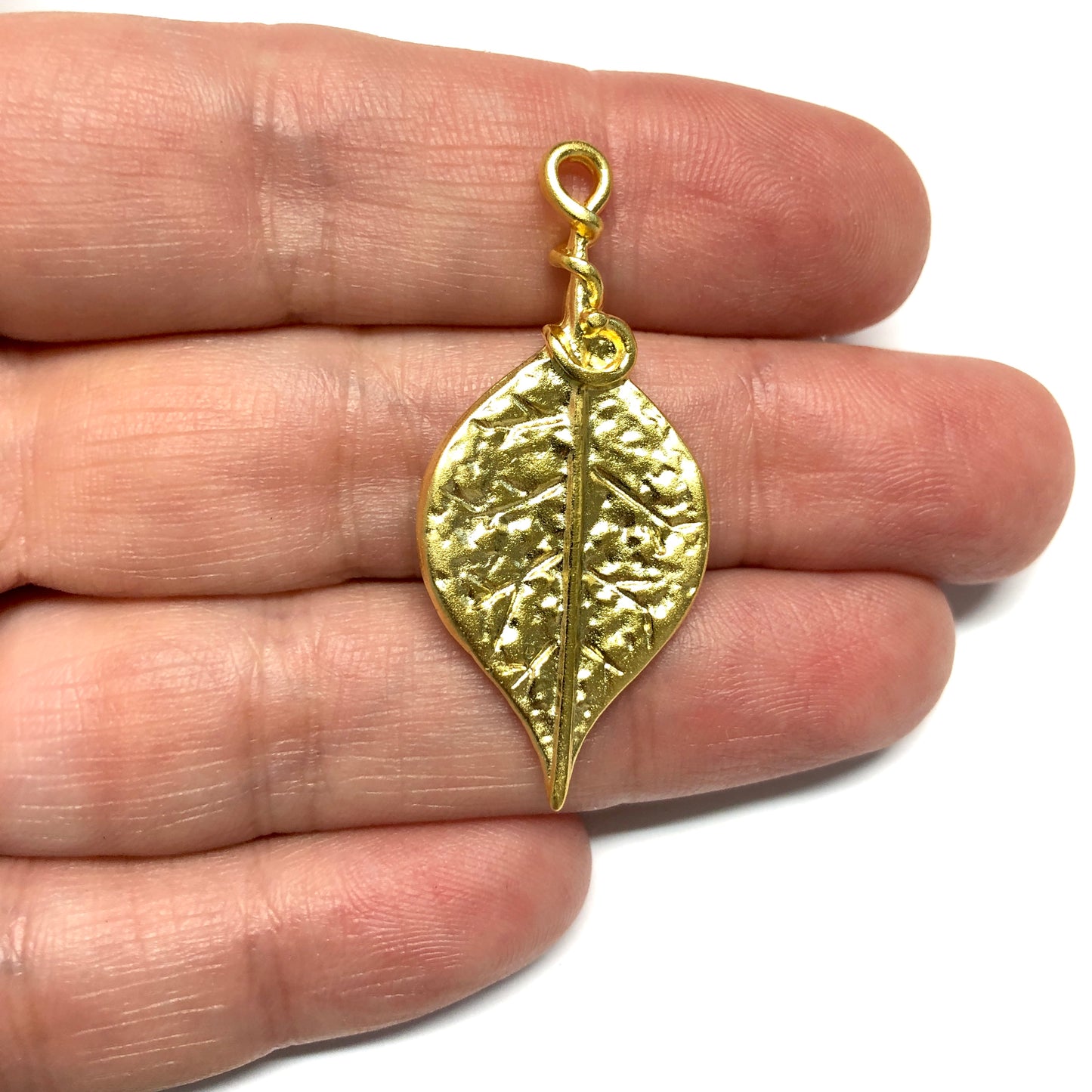 Matte Gold Plated Pendant -30 (Large)