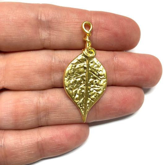 Matte Gold Plated Pendant -30 (Large)