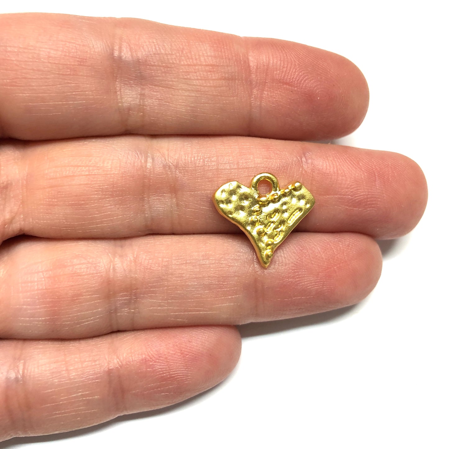 Matte Gold Plated Pendant -30 (Large)