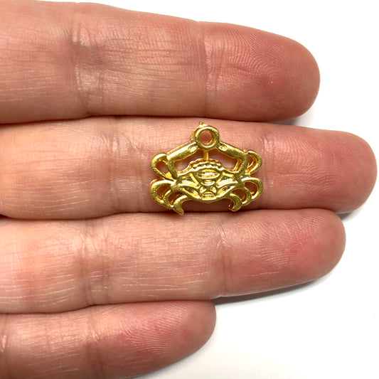 Matte Gold Plated Pendant -30 (Large)