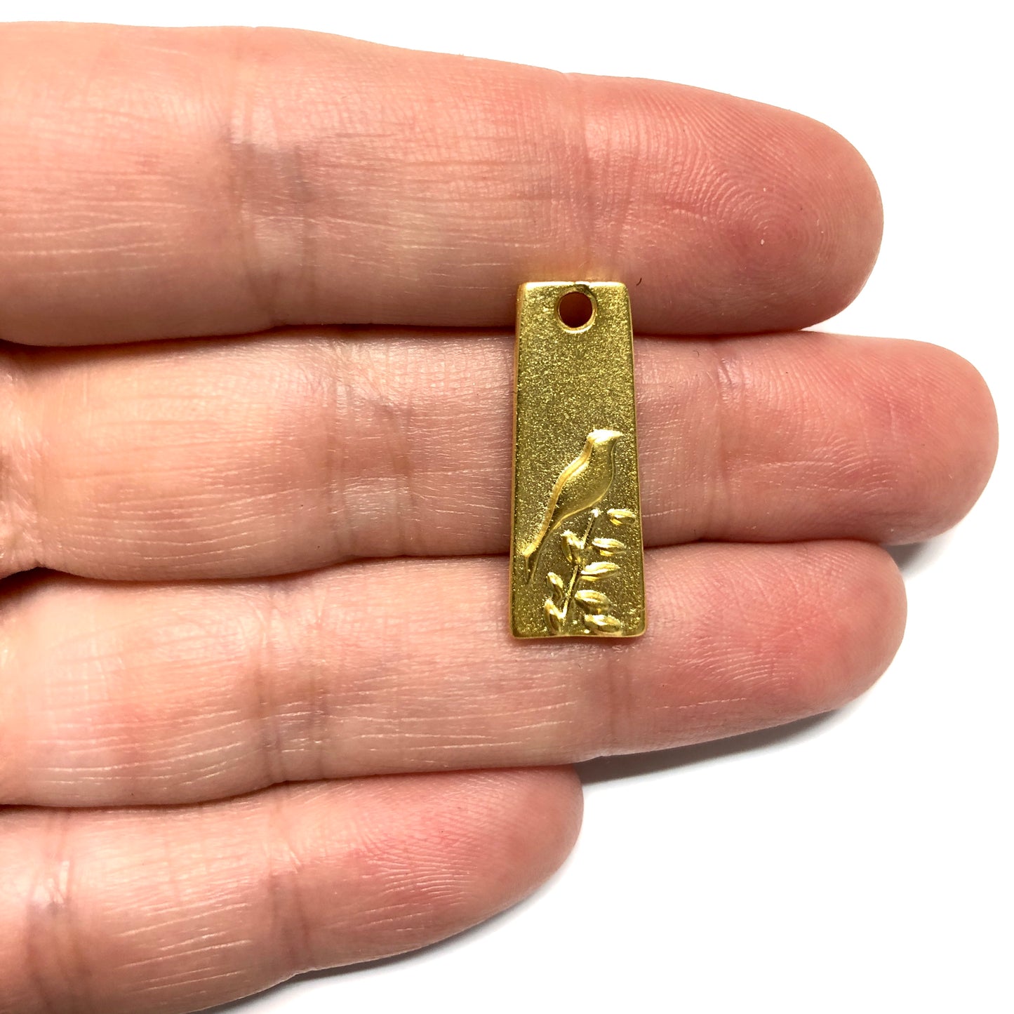 Matte Gold Plated Pendant -30 (Large)