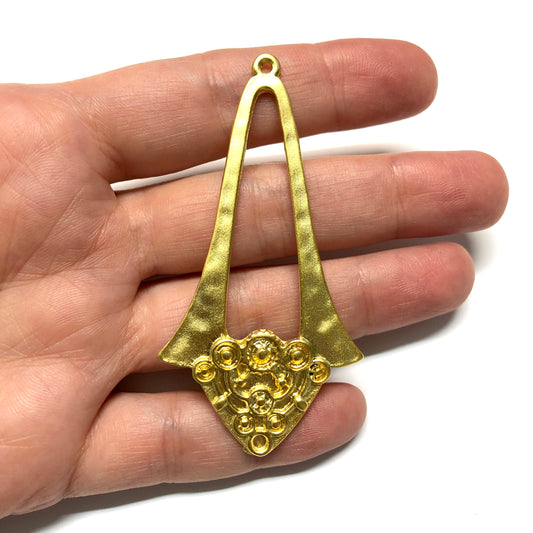 Mat Altın Kaplama Kolye Ucu -0102