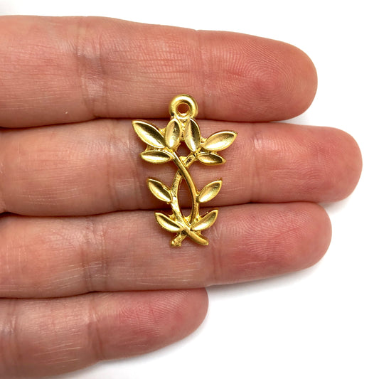 Matte Gold Plated Pendant -30 (Large)