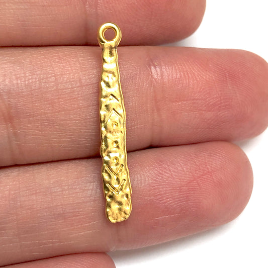 Matte Gold Plated Pendant -30 (Large)