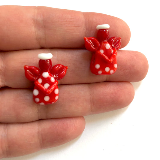 Murano Cam Melek - Kırmızı