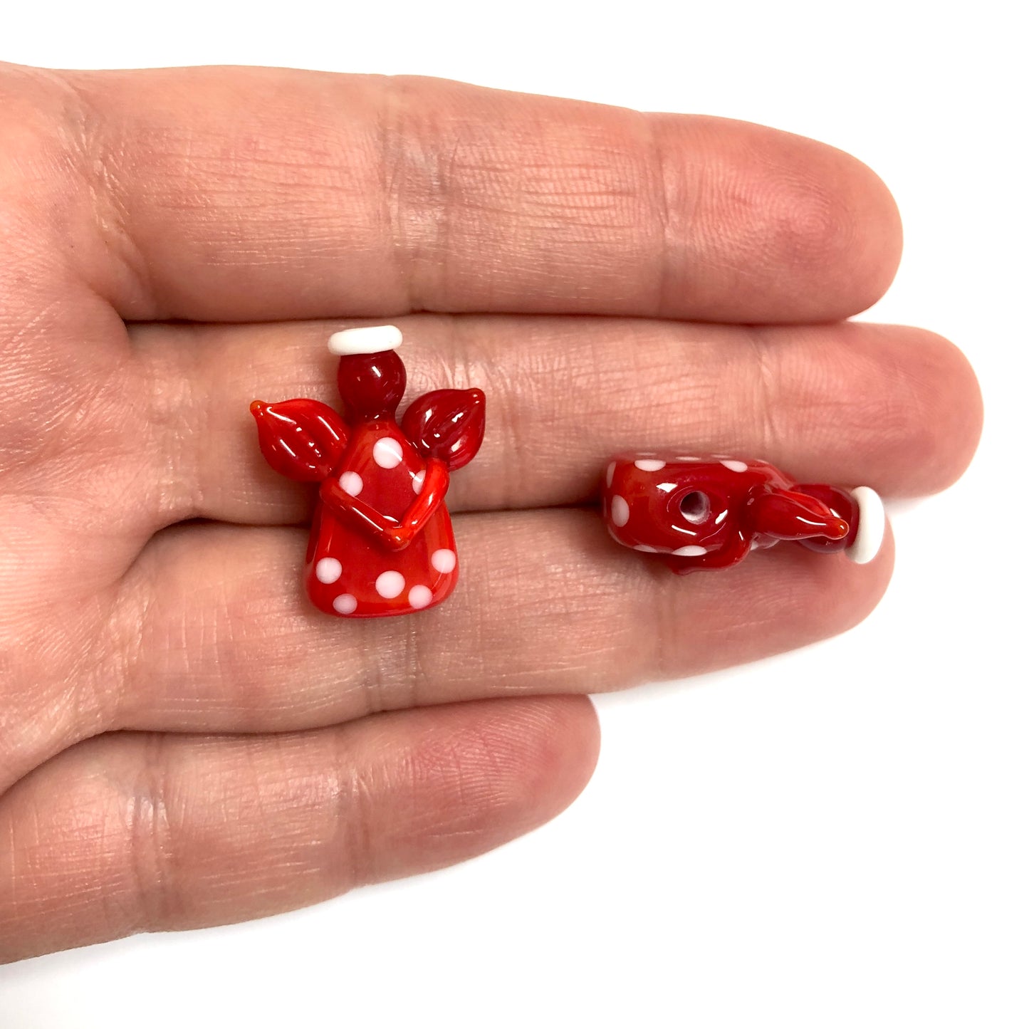 Murano Cam Melek - Kırmızı