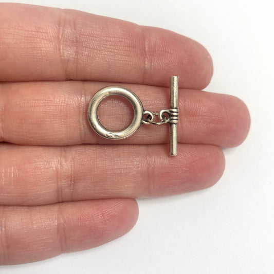 Antik Gümüş Kaplama T - Kilit - 3