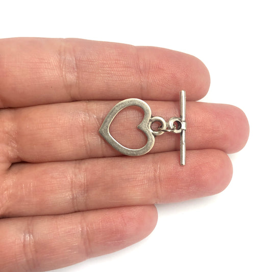 Antik Gümüş Kaplama T - Kilit - 4