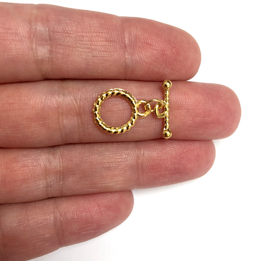 Shiny Gold Plated T- Lock - 33