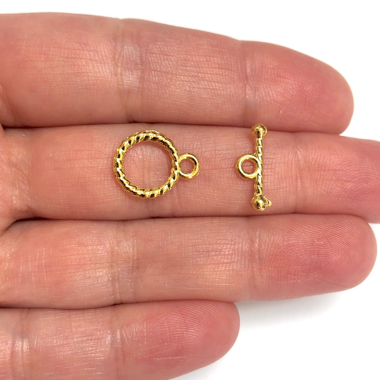 Parlak Altın Kaplama T- Kilit - Burgulu -1