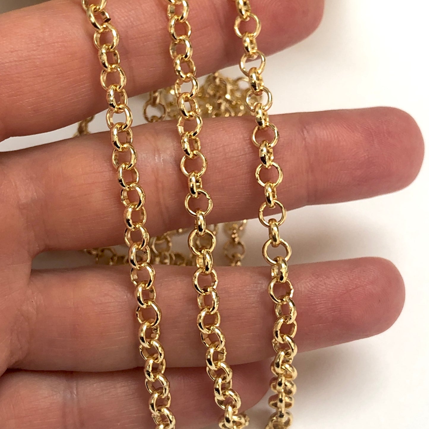 Altın Kaplama 5mm Doc Zincir