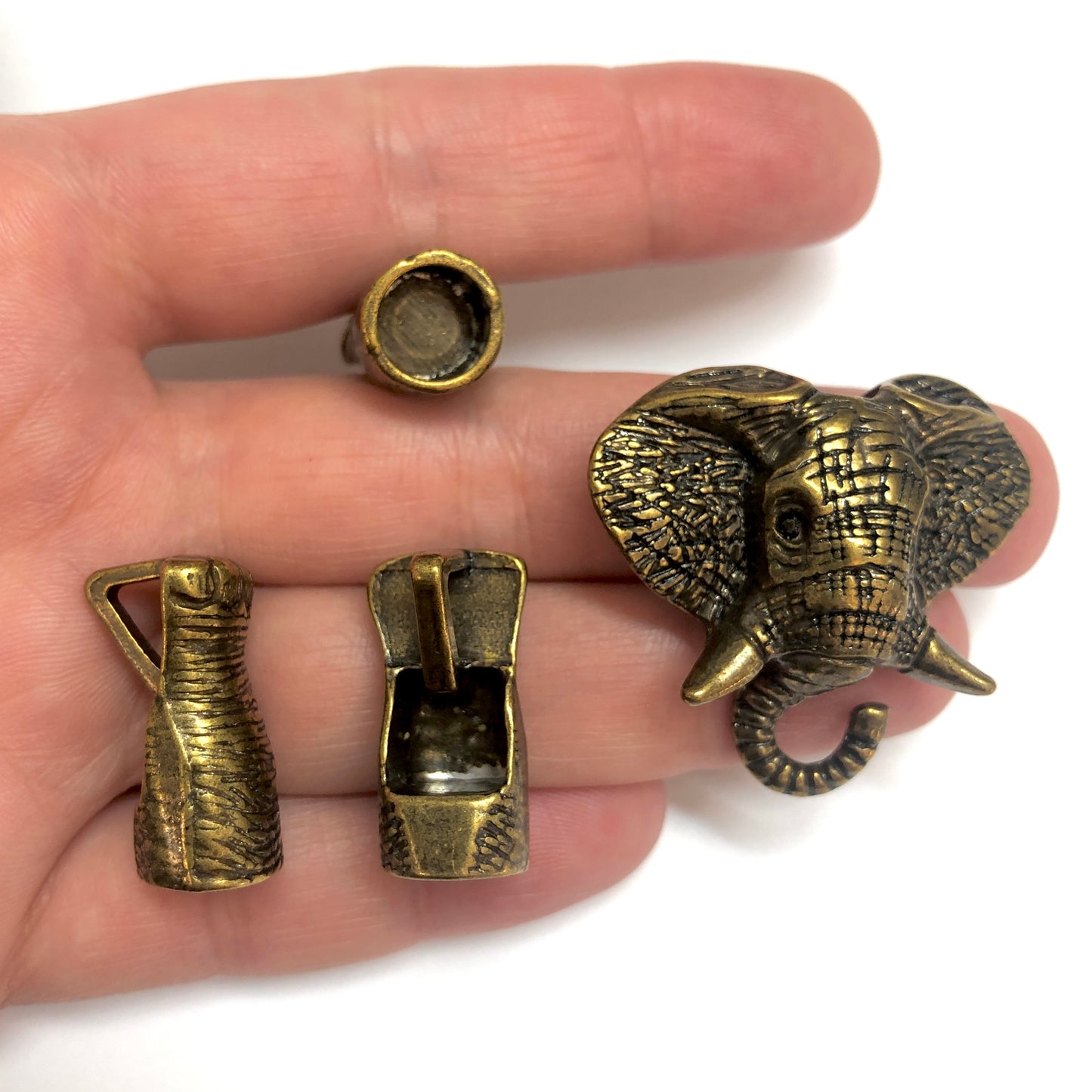 Deri Kapma -Antik Yeşil Fil