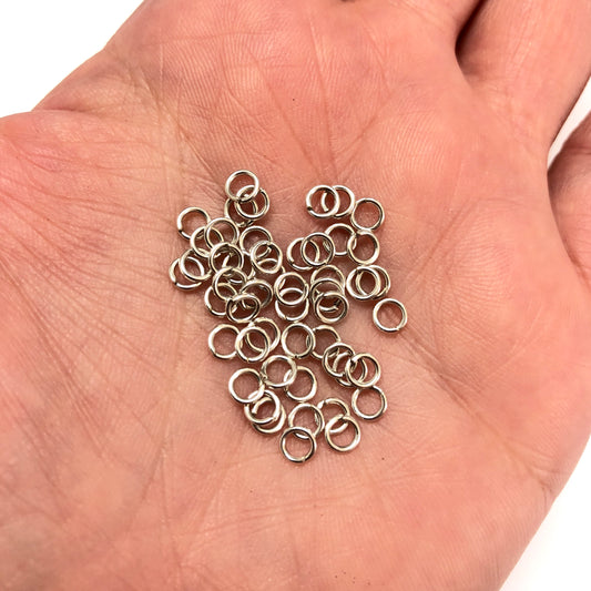 Antik Gümüş Halka 4 mm