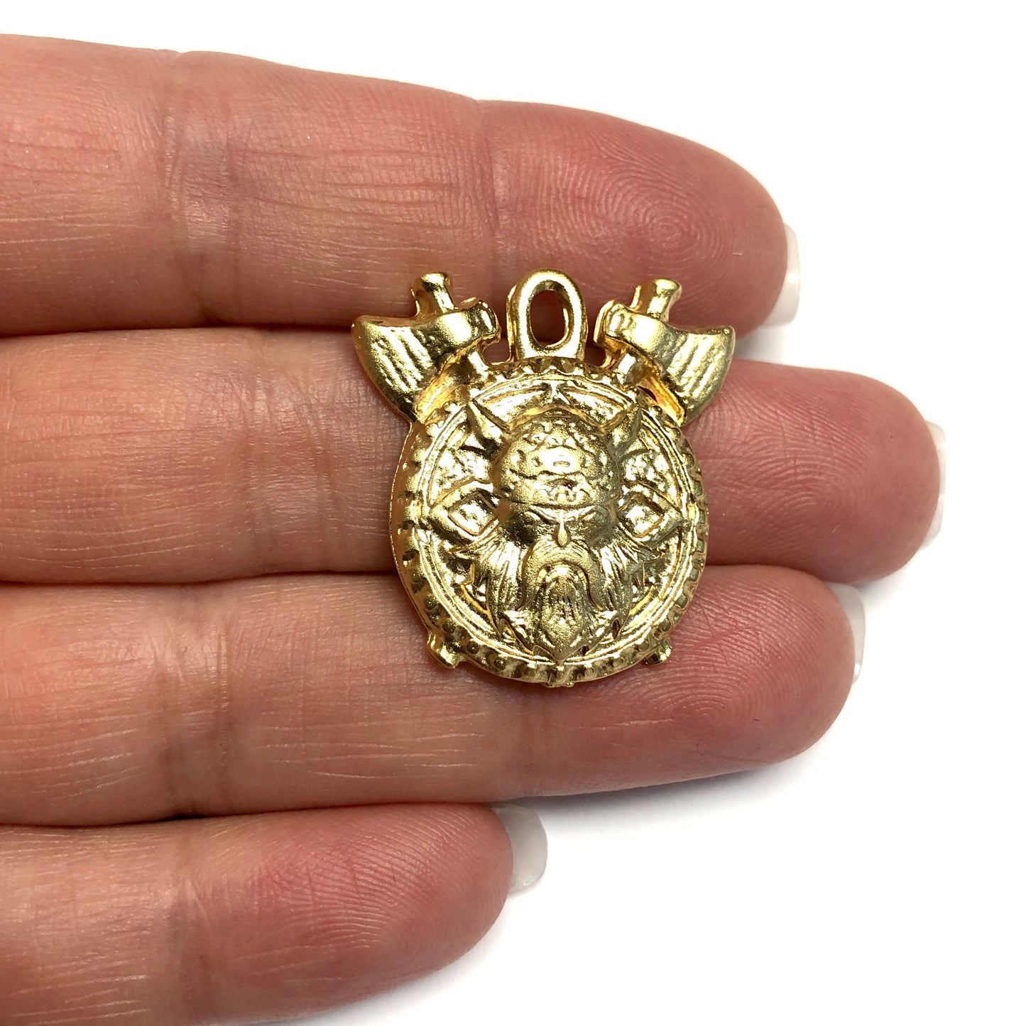 Matte Gold Plated Pendant -30 (Large)