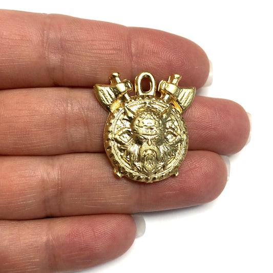 Matte Gold Plated Pendant -30 (Large)