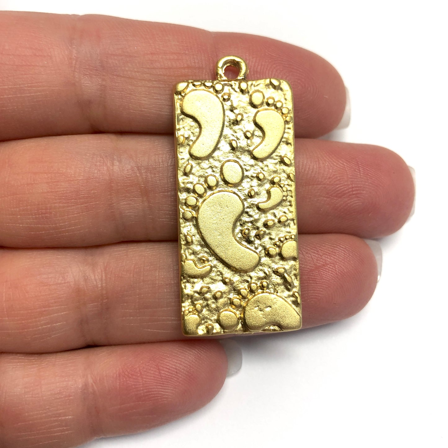 Matte Gold Plated Pendant -30 (Large)