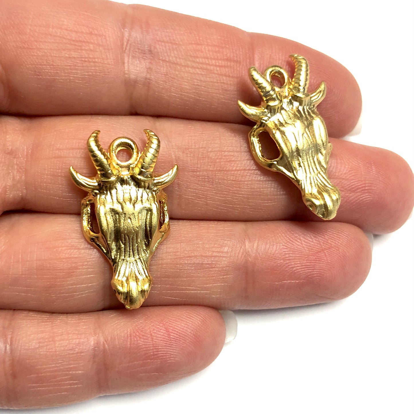 Matte Gold Plated Pendant -30 (Large)