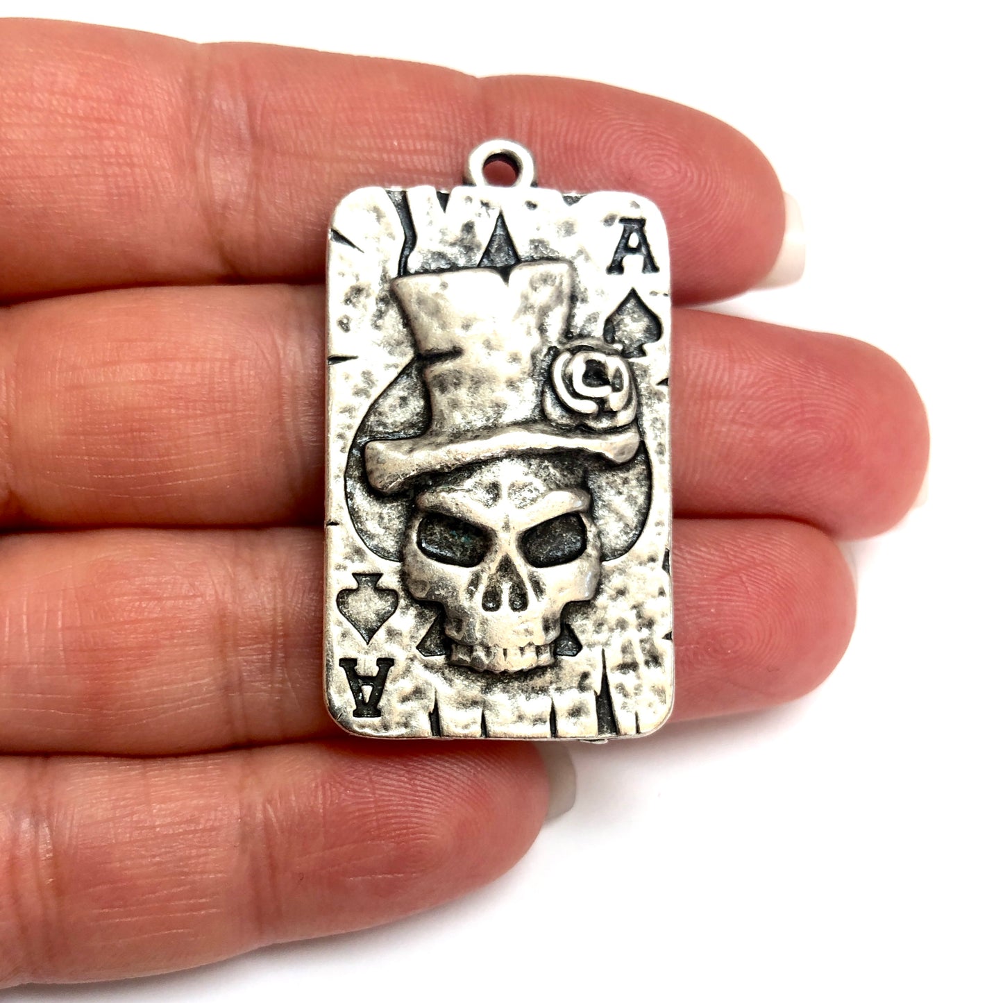 Antique Silver Plated Pendant -44