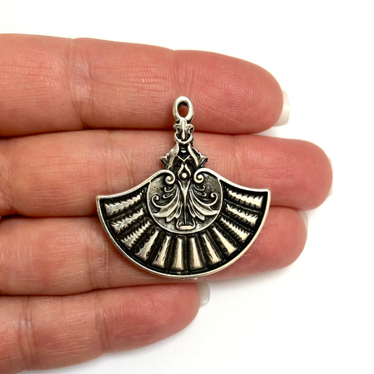 Antique Silver Plated Pendant -44