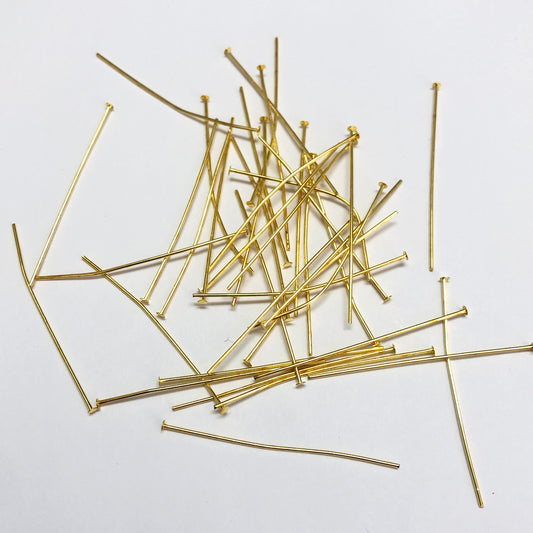 Sarı Pirinç 50mm Düz Çivi