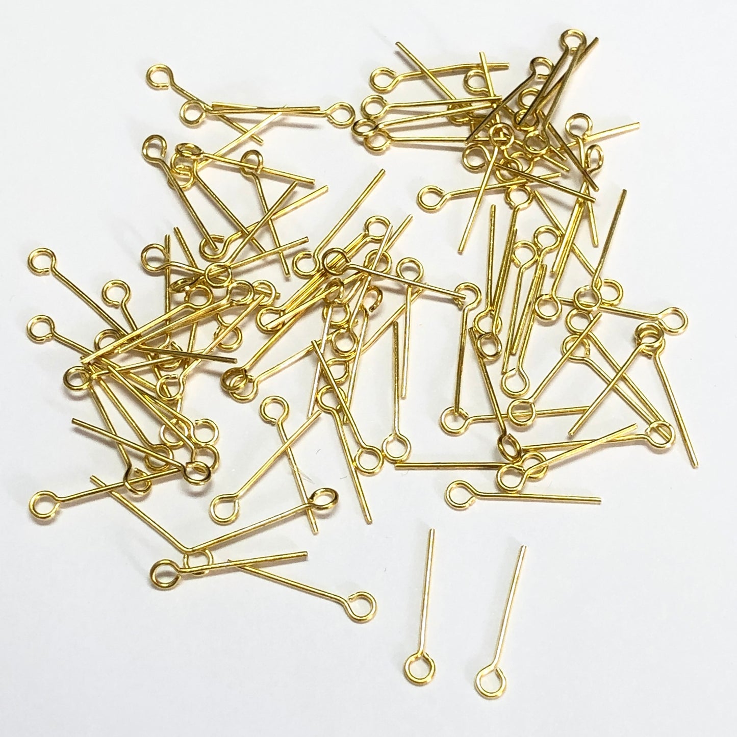 Sarı Pirinç 20mm Halkalı Çivi