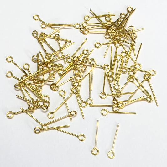 Sarı Pirinç 20mm Halkalı Çivi