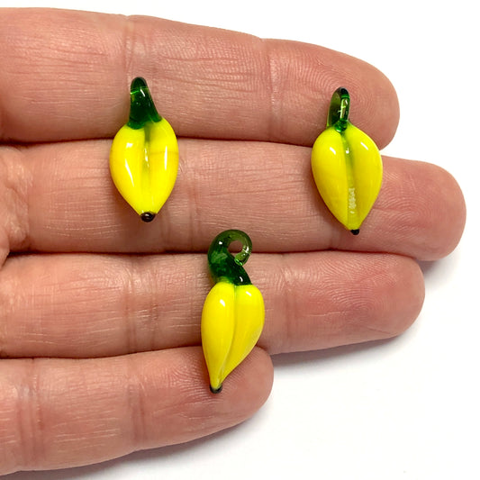 Glass Bead - Banana