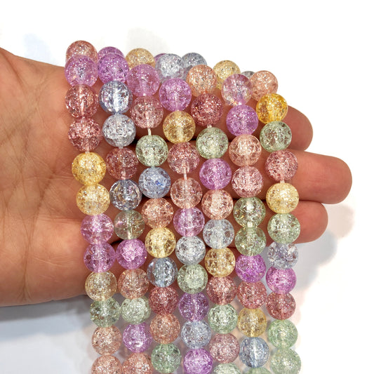 10 mm Yuvarlak Renkli Necef Taşı