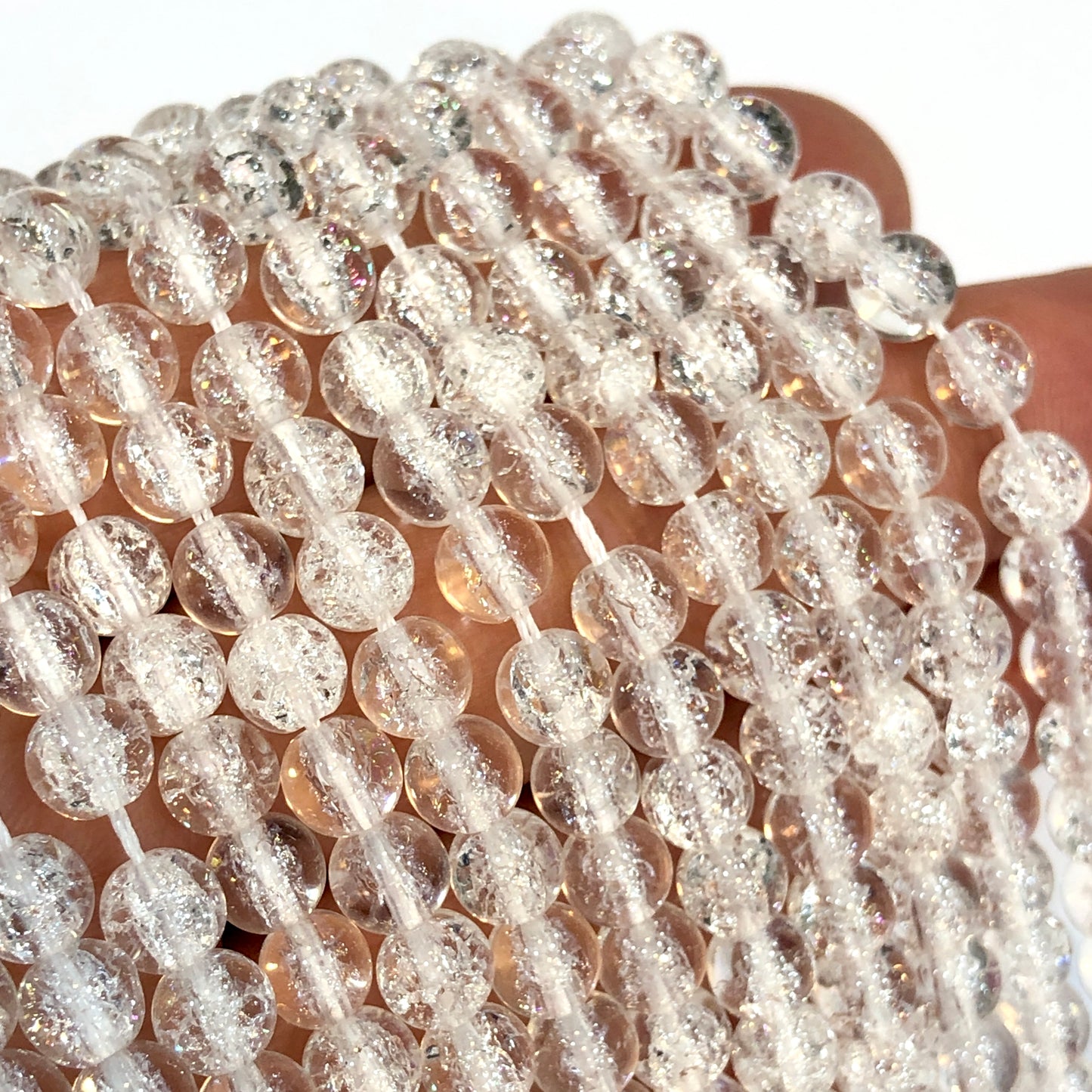 6 mm Yuvarlak Necef Taşı - Şeffaf