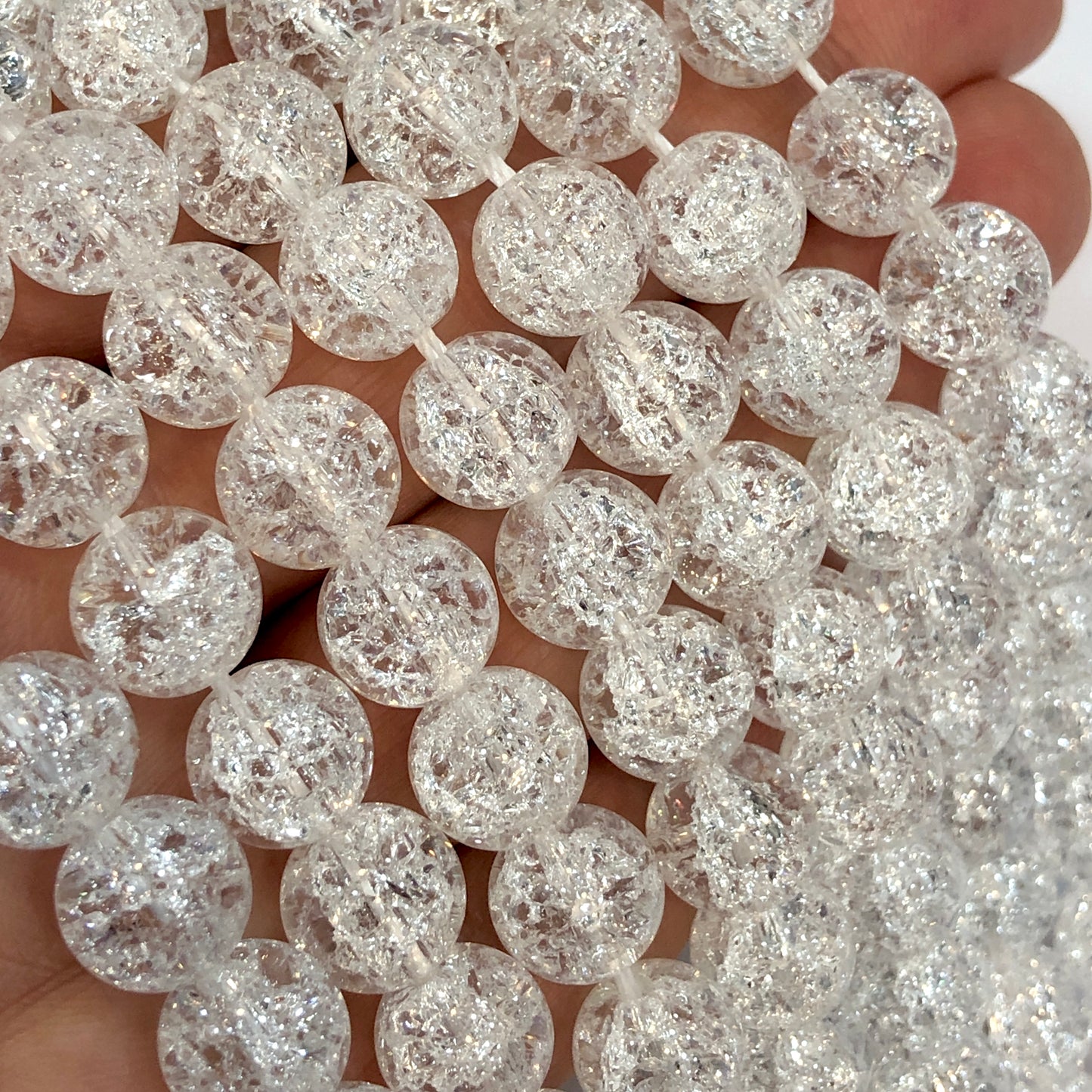 10 mm Yuvarlak Necef Taşı - Şeffaf