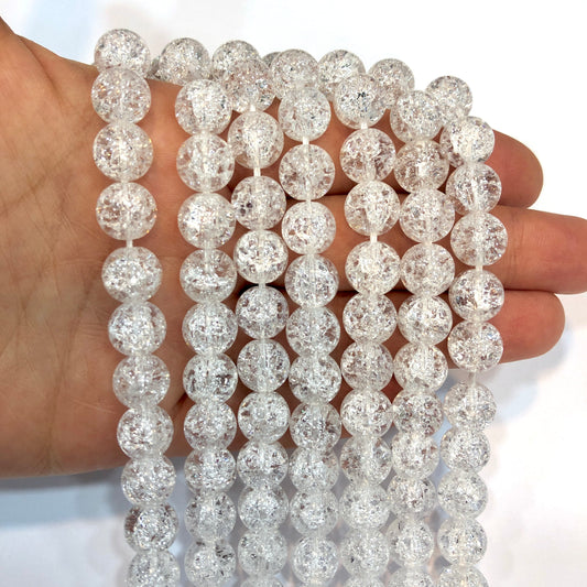 10 mm Yuvarlak Necef Taşı - Şeffaf