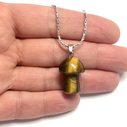 Mantar Kolye Ucu - 1 Kaplan Gözü