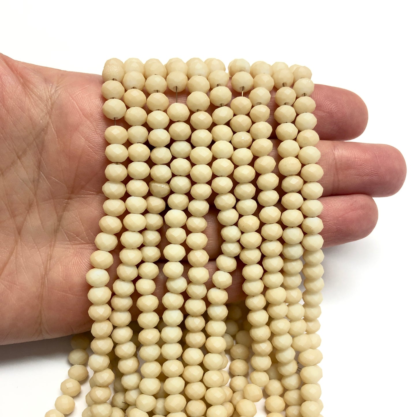 Çin Kristali 6mm - 39 - Mat Krem