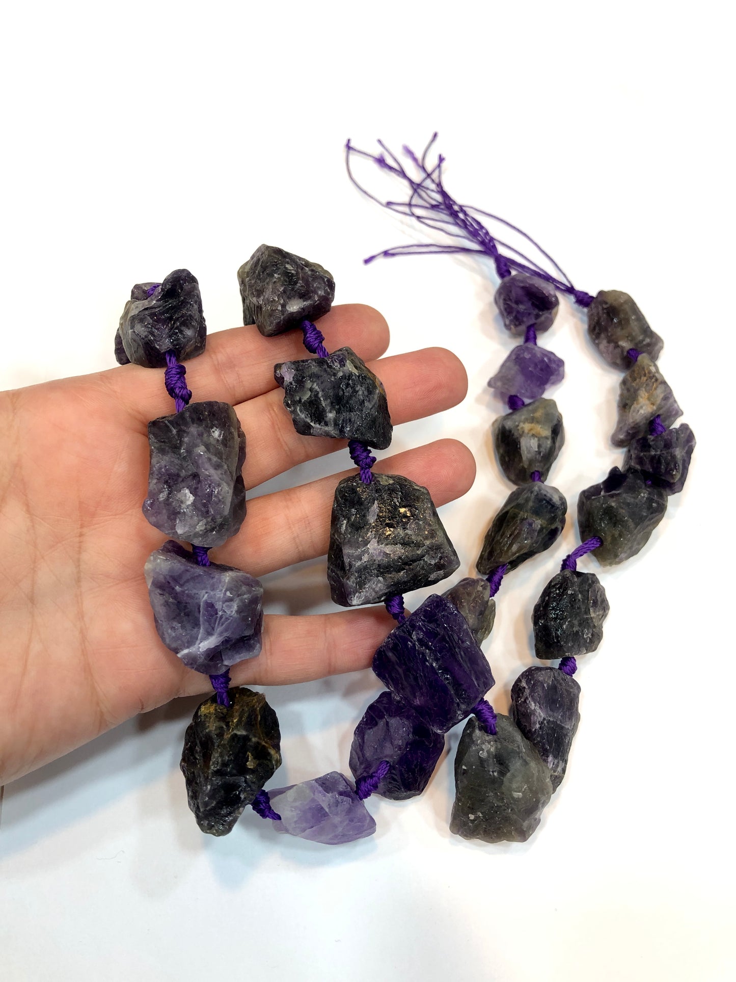 Şekilsiz Kaya Taşlar - Ametist