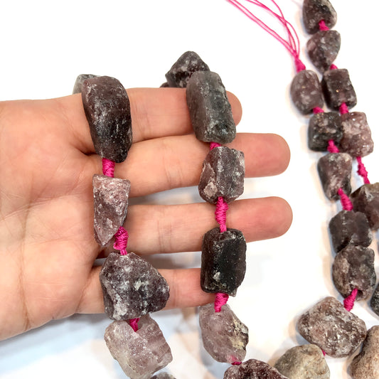 Şekilsiz Kaya Taşlar - Cherry Kuvars