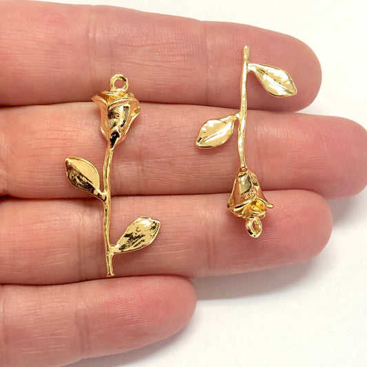 Gold Plated Framed Hand Painted Ceramic Eye Pendant-5