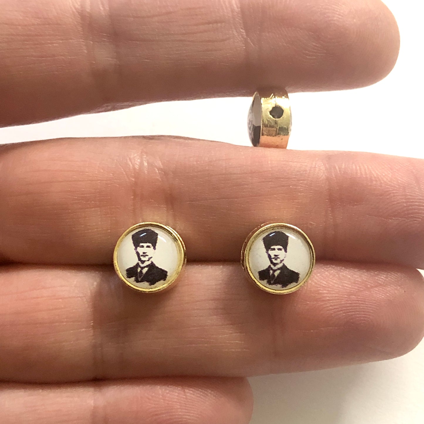 Vergoldeter doppelseitiger Atatürk-Armbandapparat