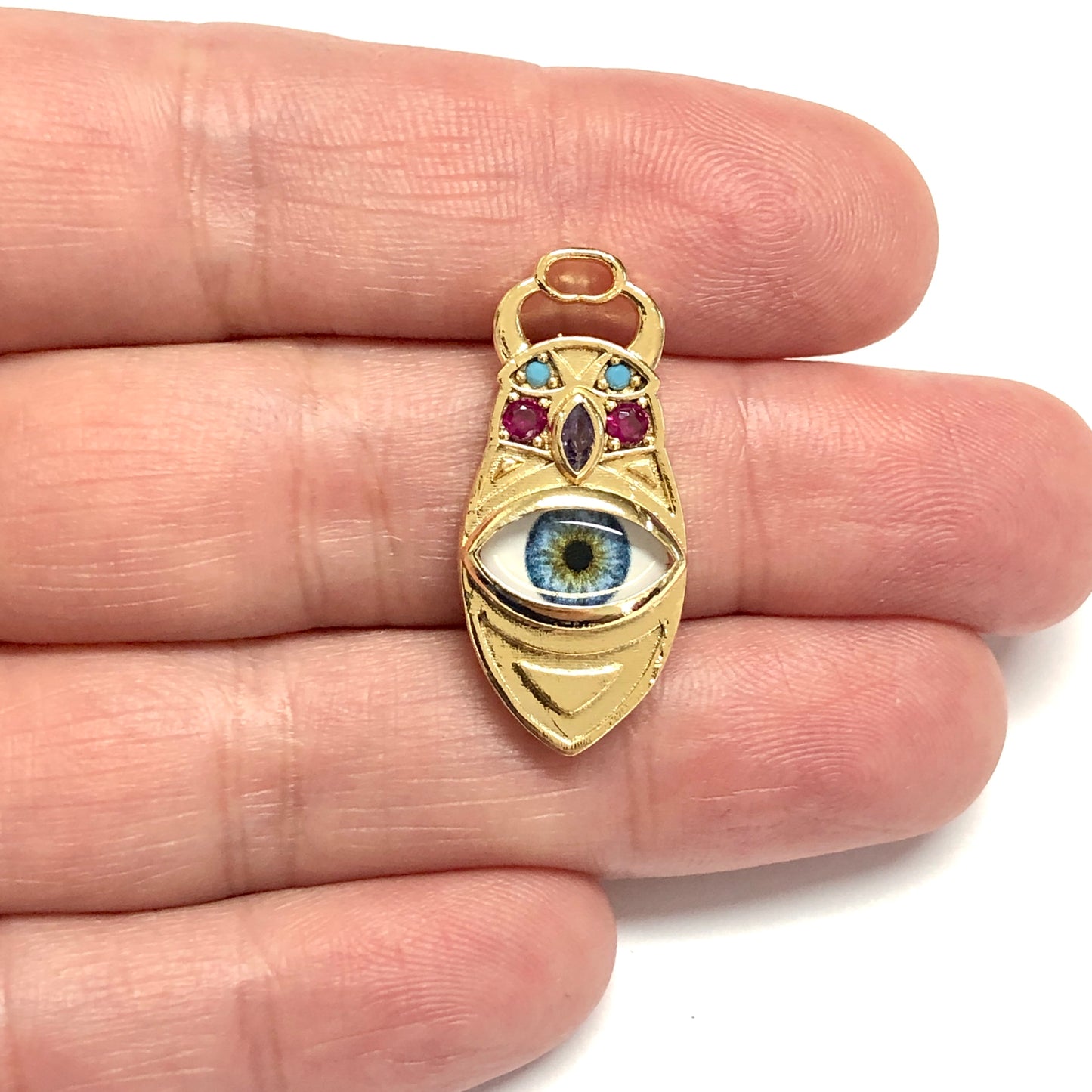 Altın Kaplama Zirkon Mısır Böceği