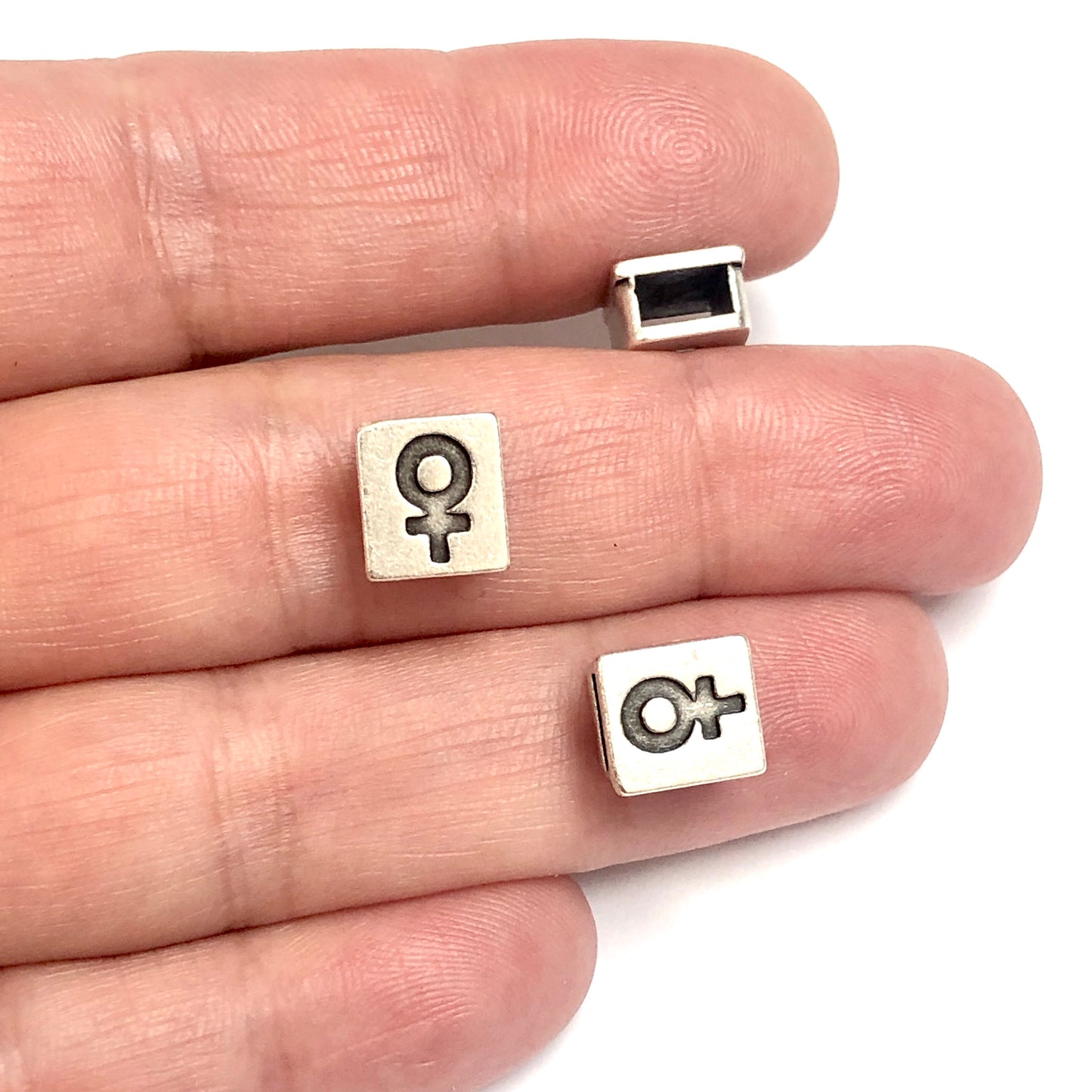 Antik versilberter Armbandaufsatz – 9