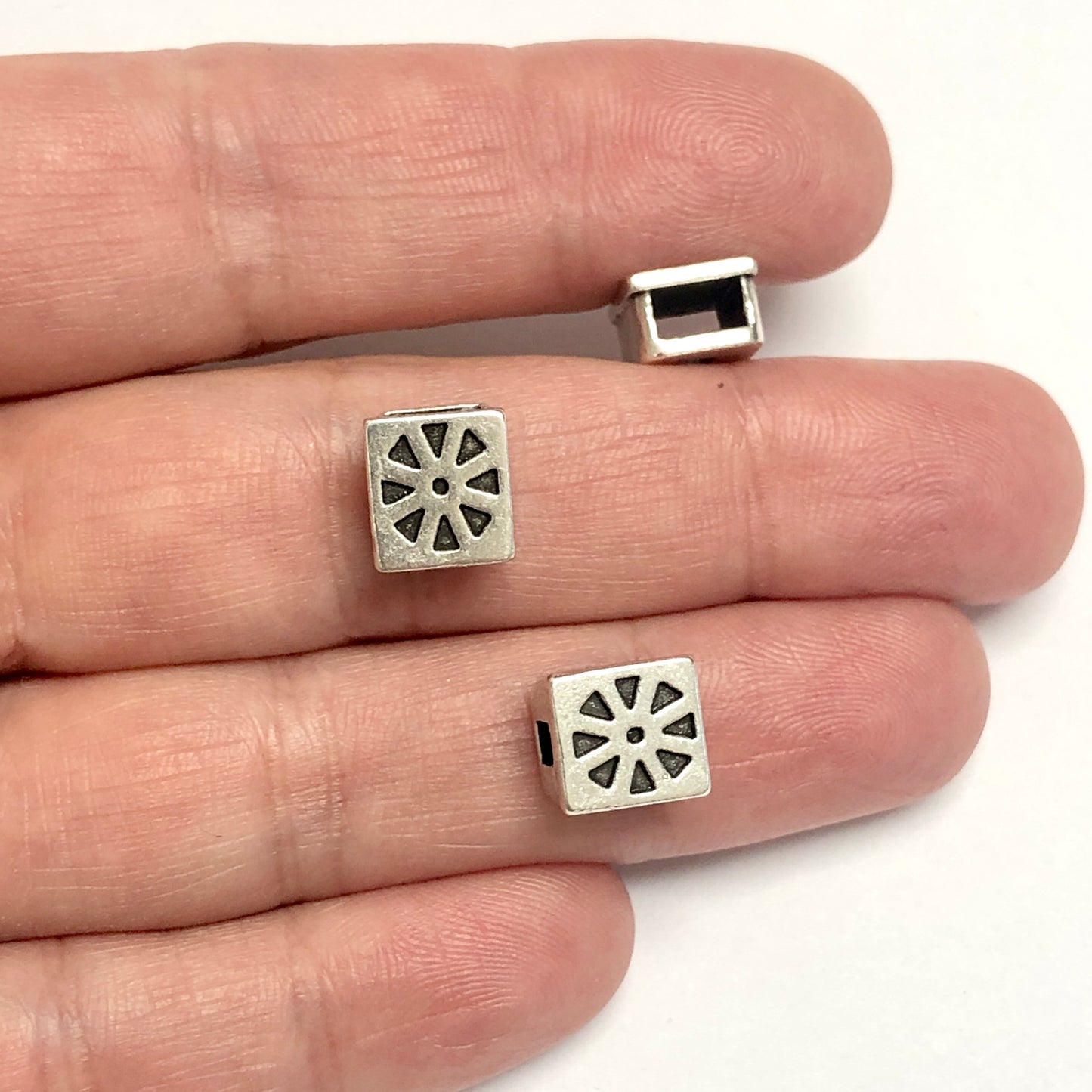 Antik versilberter Armbandaufsatz – 21