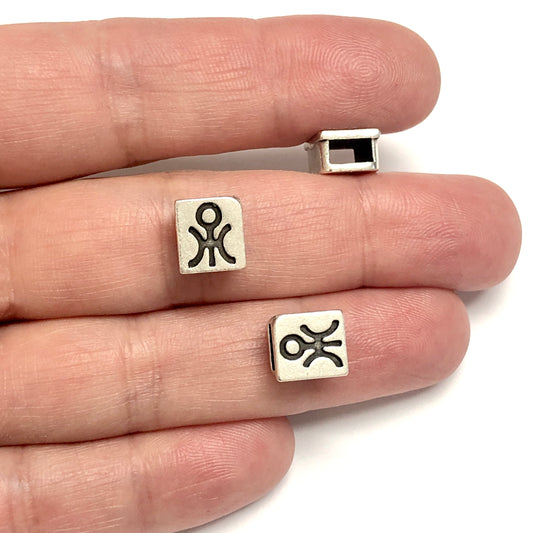 Antique Silver Plated Bracelet Attachment - 27