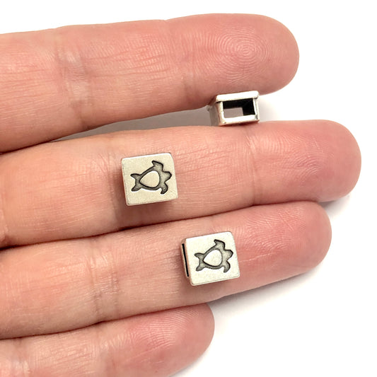 Antique Silver Plated Bracelet Attachment - 29