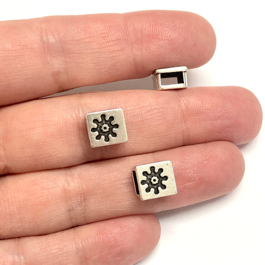 Antique Silver Plated Bracelet Attachment - 31