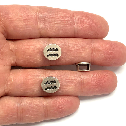 Antik Gümüş Kaplama Burçlar - Kova