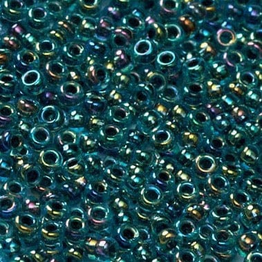 Miyuki Boncuk, Miyuki Round Beads11/0-0339 Blue Lined Aqua AB