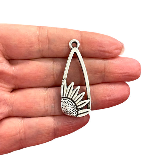 Antique Silver Plated Pendant -10